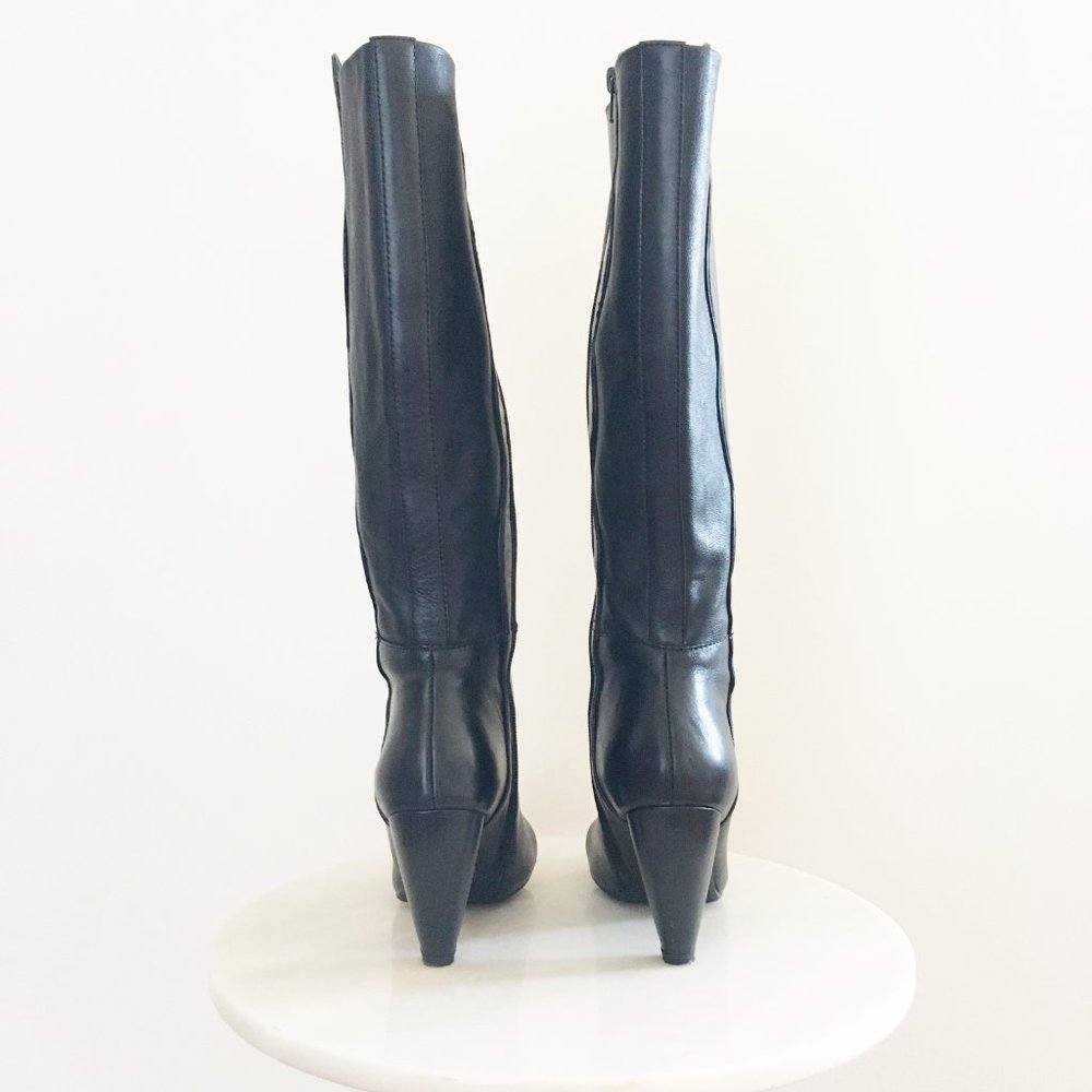 Miz Mooz Tall Black Leather Boots